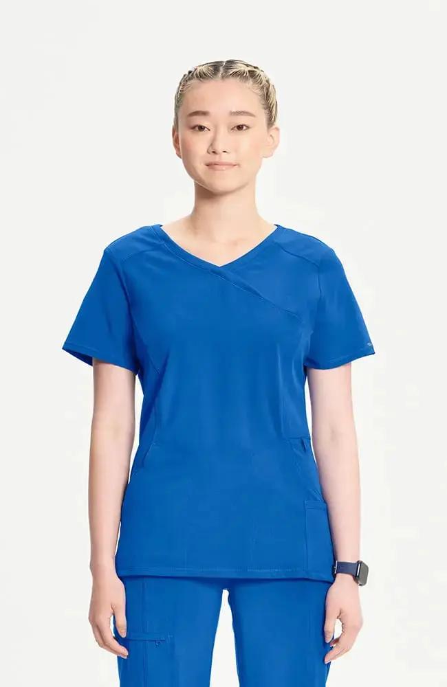 Cherokee Infinity Women's Mock Wrap Scrub Top 2625A Simply Scrubs Australia